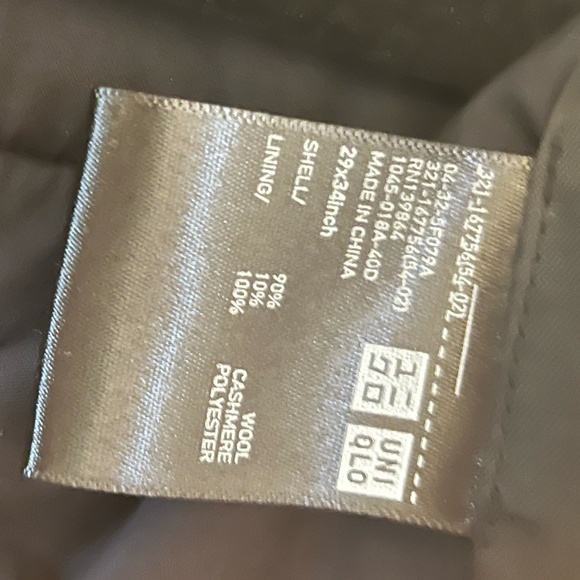 Lemaire for Uniqlo Black Wool Pants | 29" x 34" - Picture 4 of 5